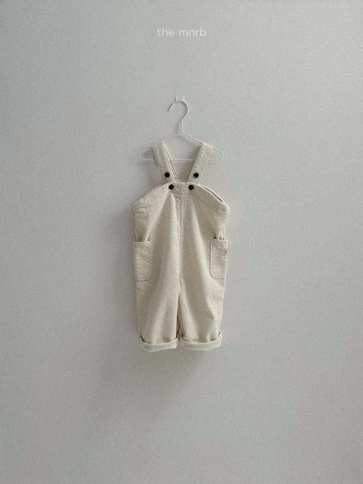 Mini Robe - Korean Baby Fashion - #babyfever - Olive Overalls - 6