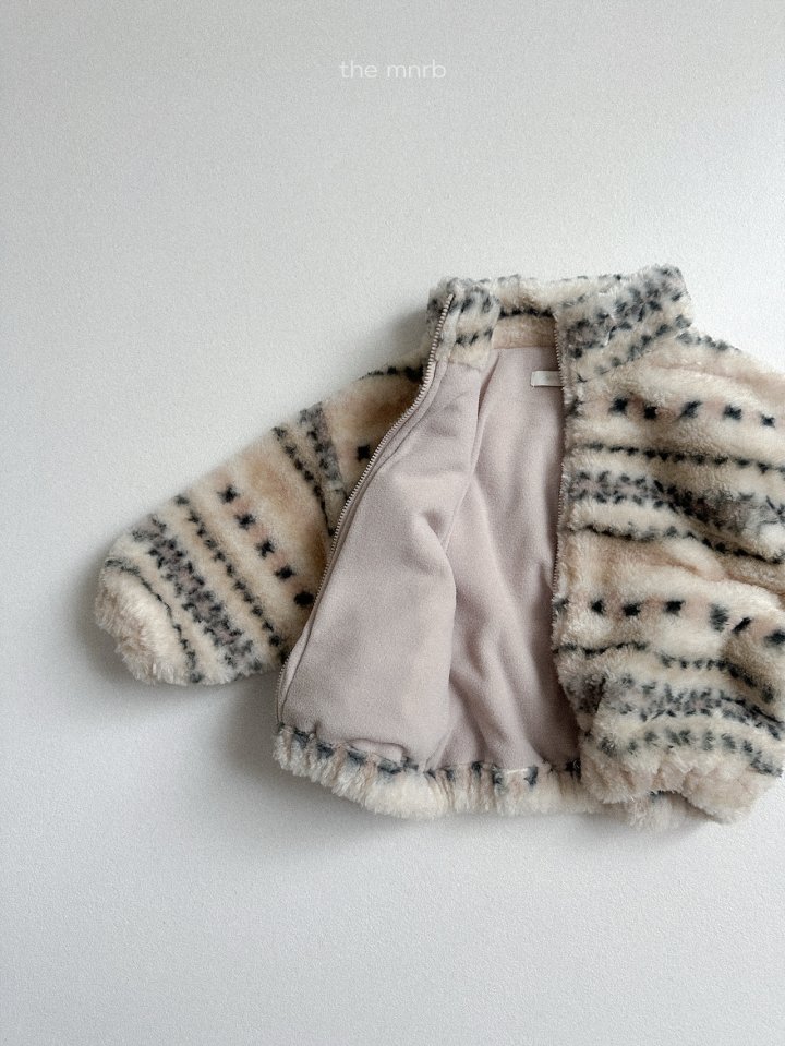 Mini Robe - Korean Baby Fashion - #babyfever - Mond Zip-Up - 7