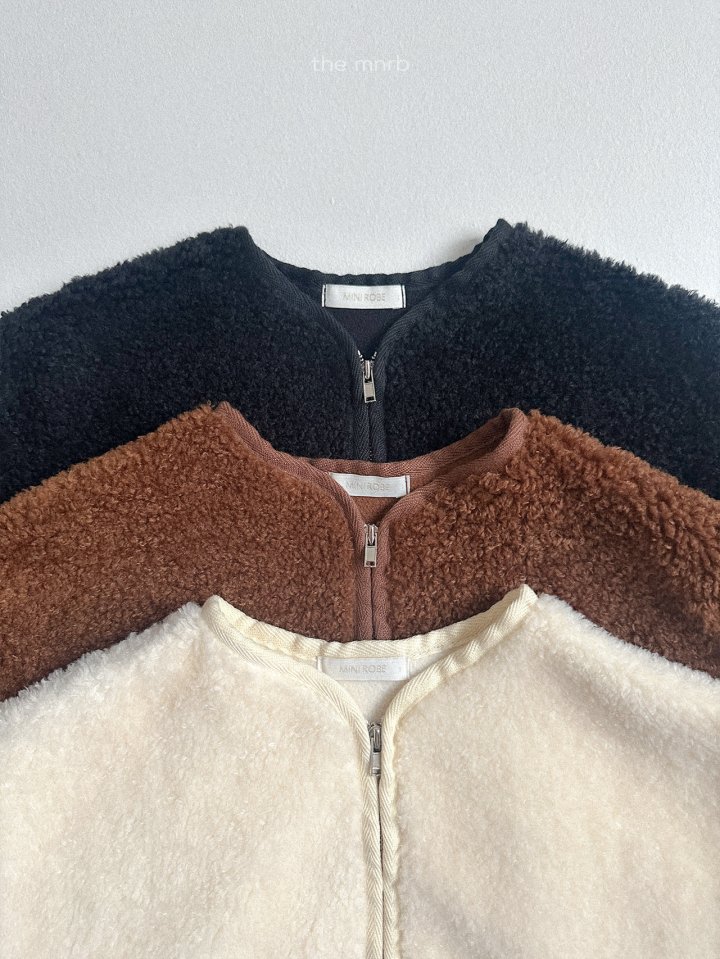 Mini Robe - Korean Baby Fashion - #babygirlfashion - Bear Zip-Up - 3