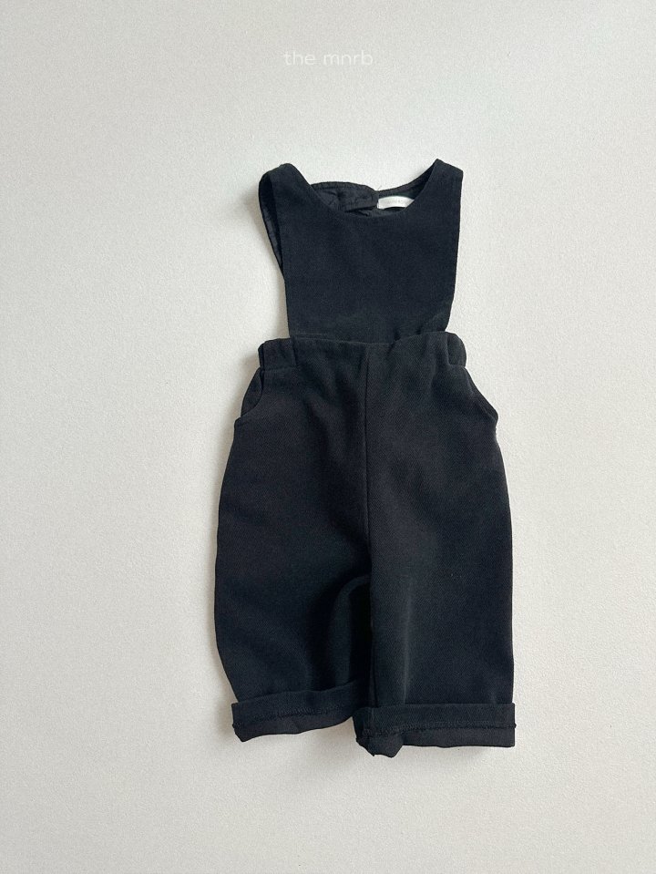 Mini Robe - Korean Baby Fashion - #babygirlfashion - Peach Washed Overalls - 9