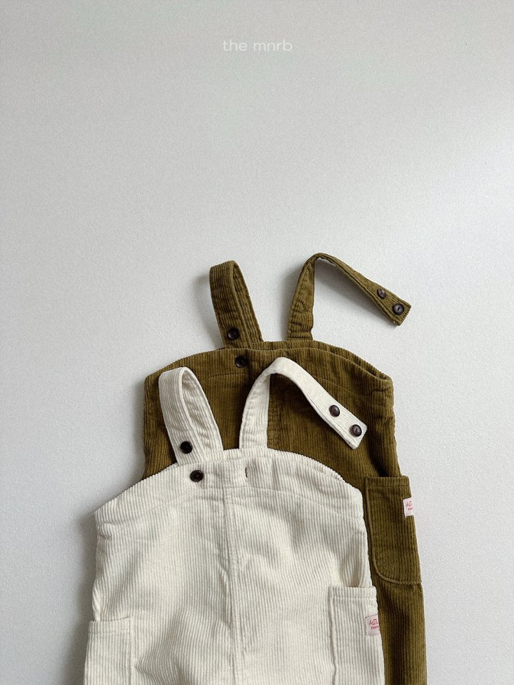 Mini Robe - Korean Baby Fashion - #babylifestyle - Olive Overalls - 8