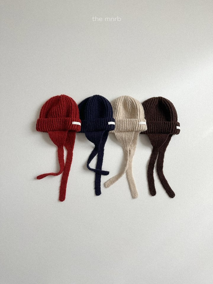 Mini Robe - Korean Baby Fashion - #babylifestyle - Earflap Round Beanie - 7