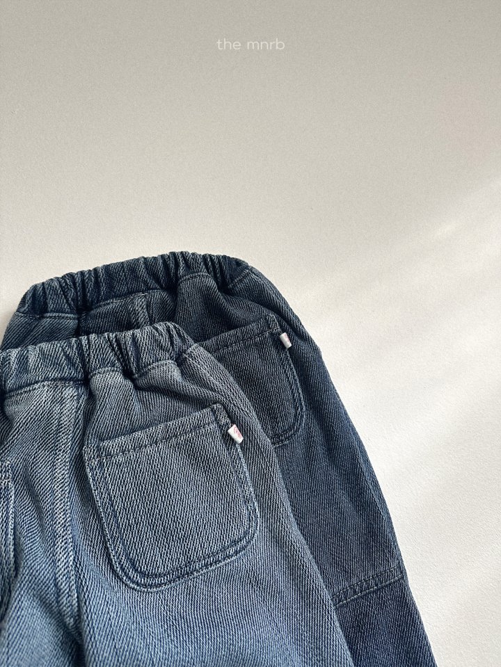 Mini Robe - Korean Baby Fashion - #babylifestyle - Low Denim Pants - 6