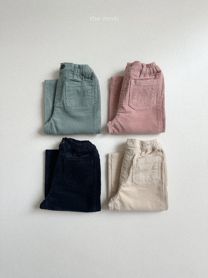 Mini Robe - Korean Baby Fashion - #babygirlfashion - Bobo Corduroy Pants - 4
