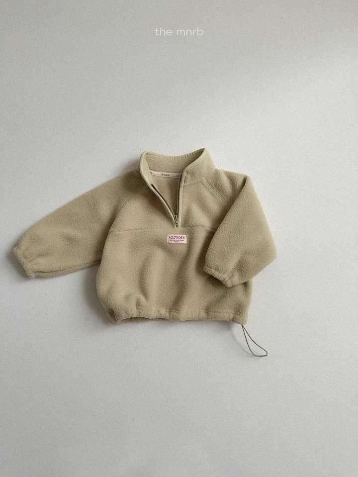 Mini Robe - Korean Baby Fashion - #babyoninstagram - King Fleece Half-Zip Pullover - 7
