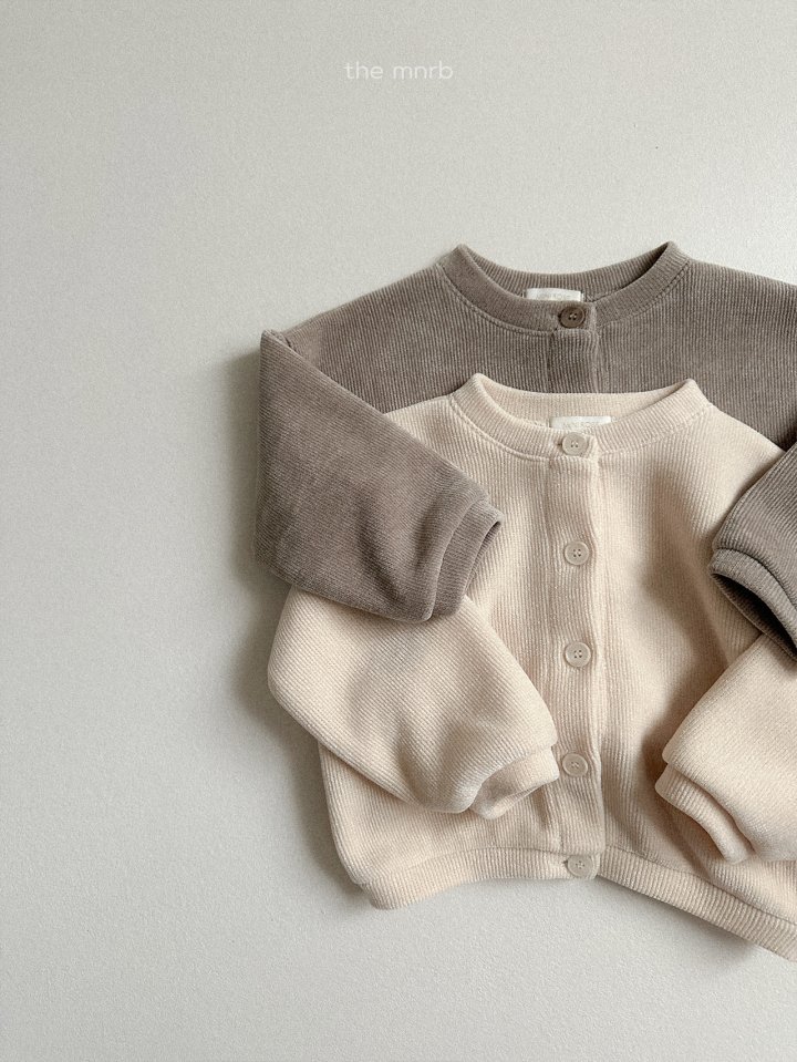 Mini Robe - Korean Baby Fashion - #babyoninstagram - Bello Ribbed Cardigan - 3