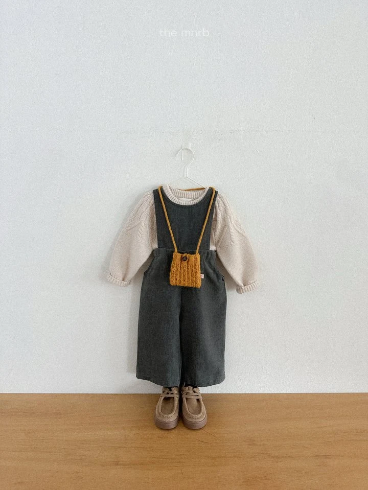Mini Robe - Korean Baby Fashion - #babyoninstagram - Peach Washed Overalls - 11
