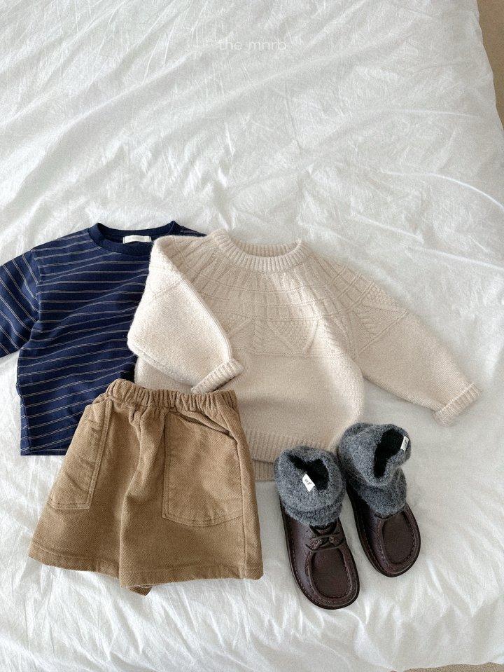 Mini Robe - Korean Baby Fashion - #babyoninstagram - Cable Knit - 9