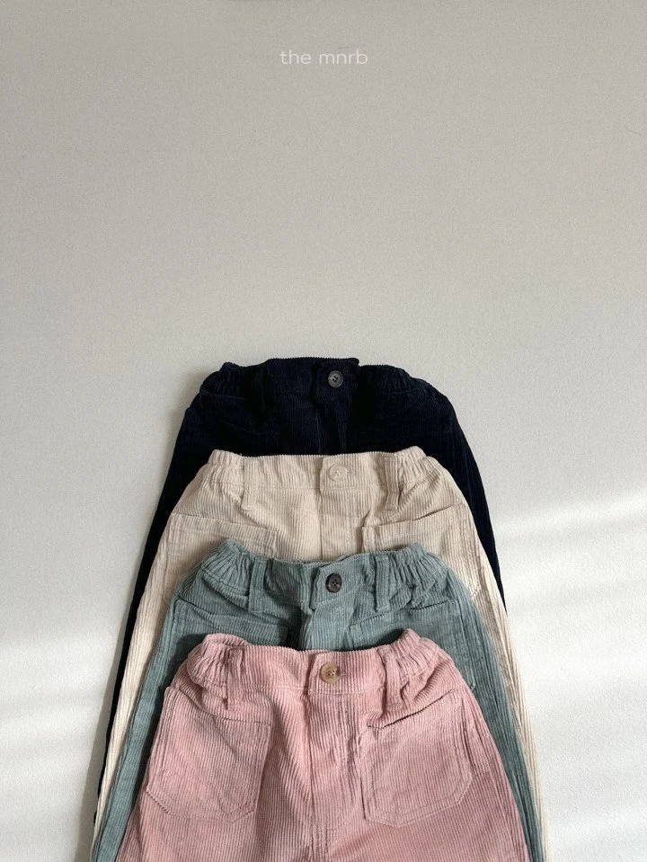 Mini Robe - Korean Baby Fashion - #babyoninstagram - Bobo Corduroy Pants - 5