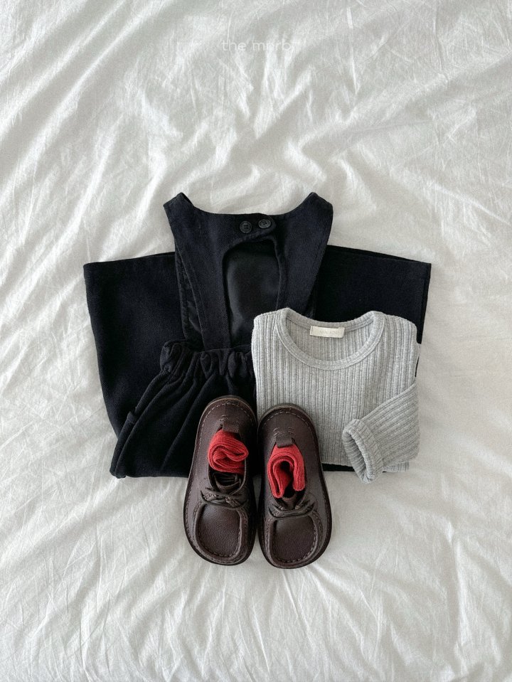 Mini Robe - Korean Baby Fashion - #babyootd - Winter Ribbed Tee - 12