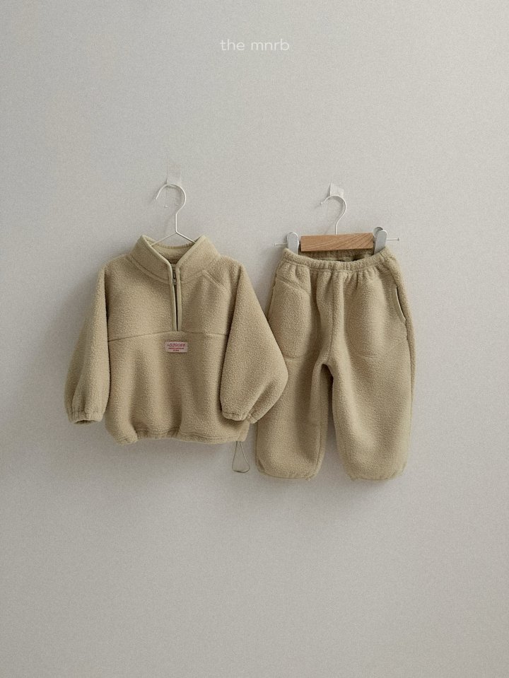 Mini Robe - Korean Baby Fashion - #babyootd - King Fleece Jogger Pants - 11