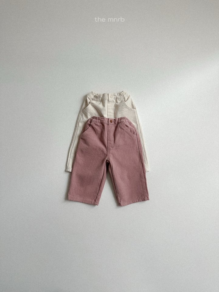 Mini Robe - Korean Baby Fashion - #babyootd - Basic Straight Pants - 3
