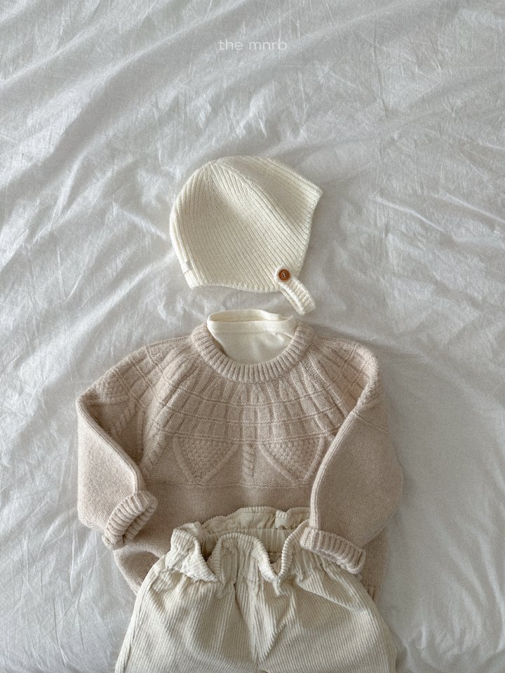Mini Robe - Korean Baby Fashion - #babyootd - Cable Knit - 10