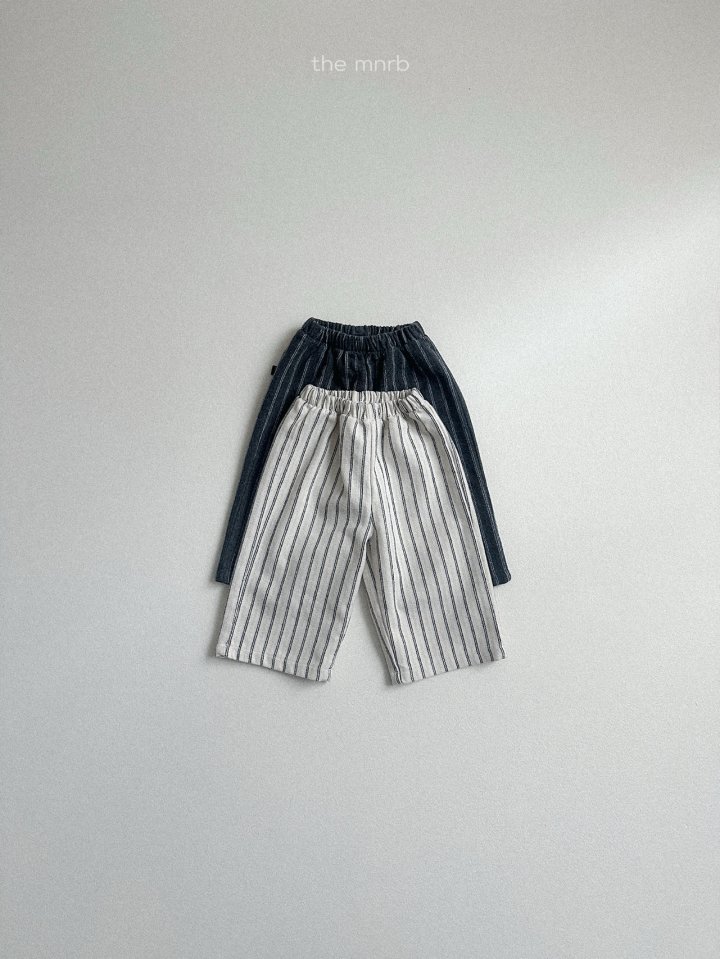Mini Robe - Korean Baby Fashion - #babyootd - Doodoo Stripe Pants - 3