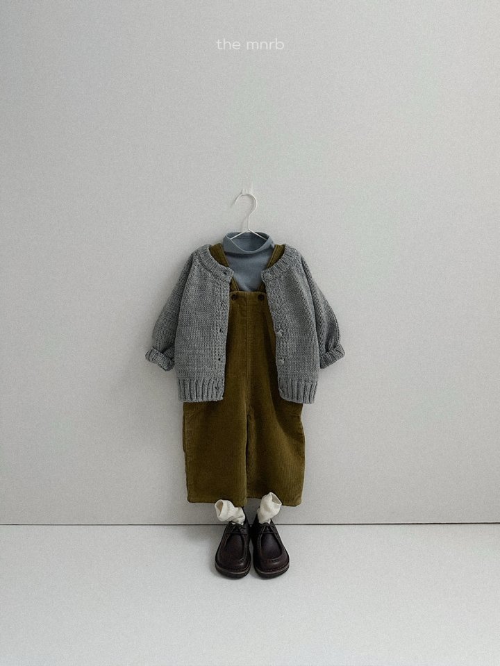 Mini Robe - Korean Baby Fashion - #babyoutfit - Olive Overalls - 11