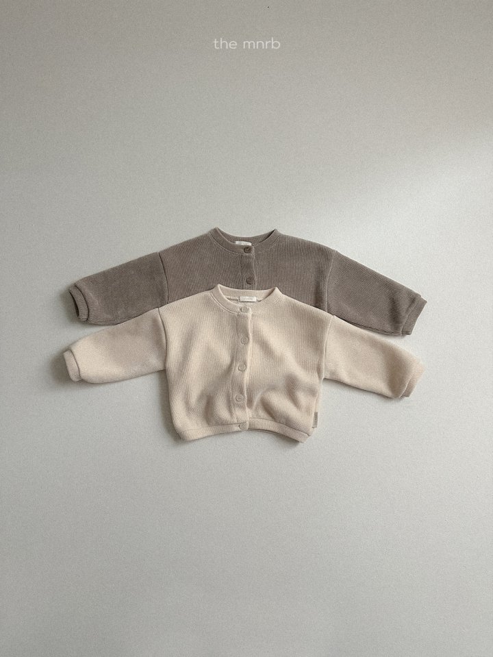 Mini Robe - Korean Baby Fashion - #babyoutfit - Bello Ribbed Cardigan - 5