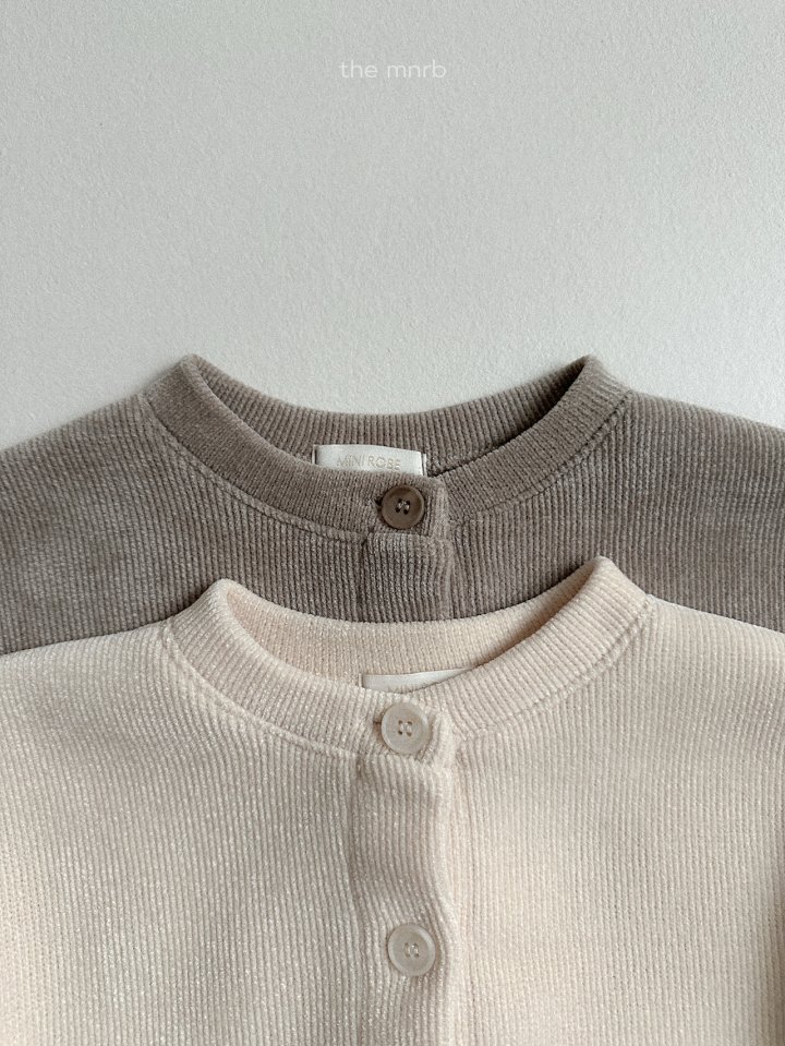 Mini Robe - Korean Baby Fashion - #babyoutfit - Bello Ribbed Cardigan - 6