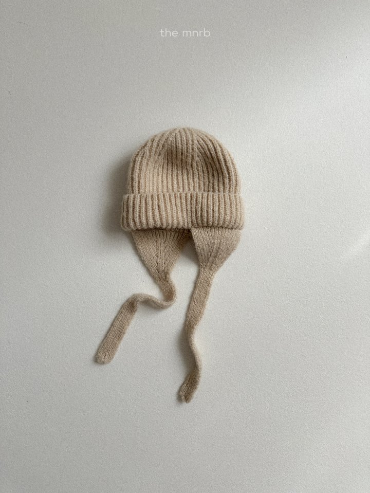Mini Robe - Korean Baby Fashion - #babyoutfit - Earflap Round Beanie - 10