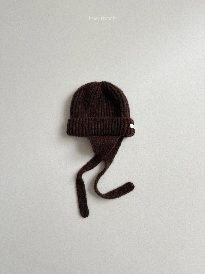Mini Robe - Korean Baby Fashion - #babyoutfit - Earflap Round Beanie - 11