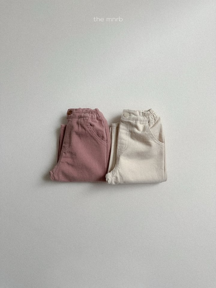 Mini Robe - Korean Baby Fashion - #babyootd - Basic Straight Pants - 4