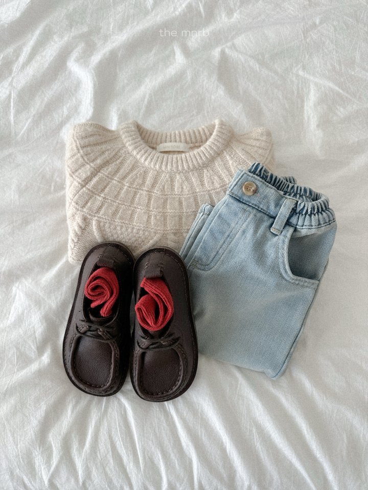 Mini Robe - Korean Baby Fashion - #babyoutfit - Cable Knit - 12