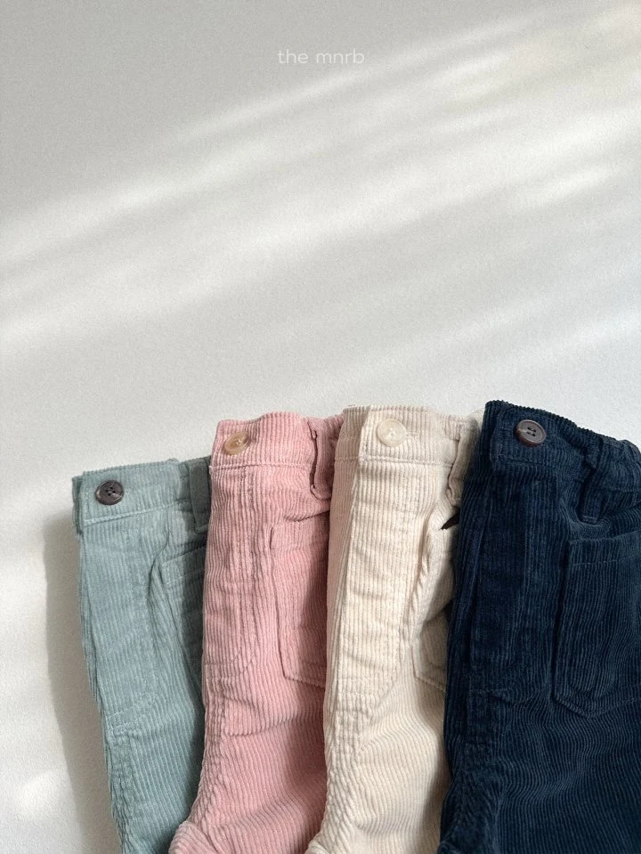 Mini Robe - Korean Baby Fashion - #babyoutfit - Bobo Corduroy Pants - 7