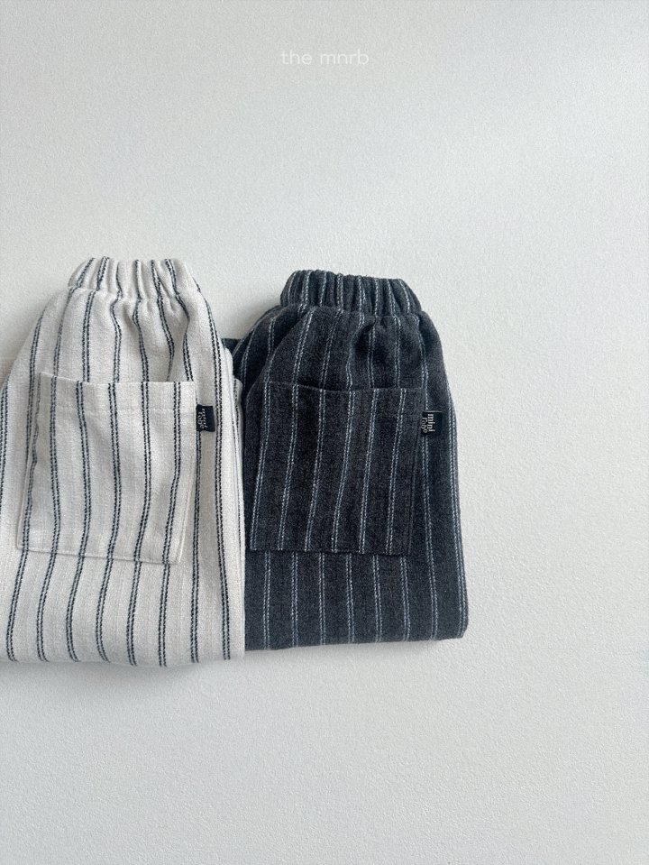 Mini Robe - Korean Baby Fashion - #babyoutfit - Doodoo Stripe Pants - 5