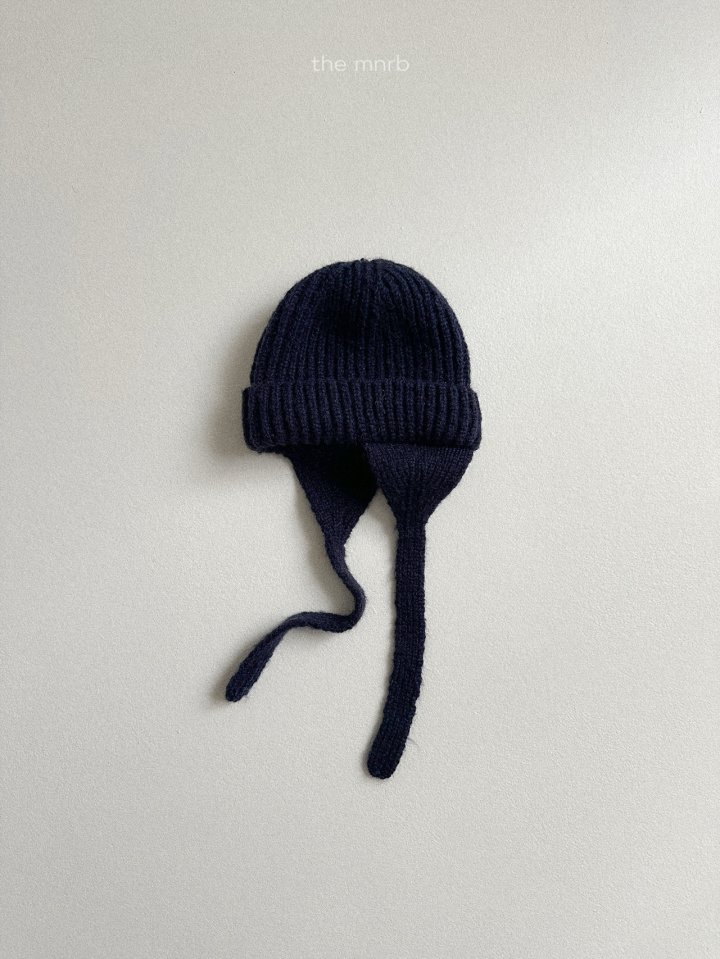 Mini Robe - Korean Baby Fashion - #babywear - Earflap Round Beanie - 12