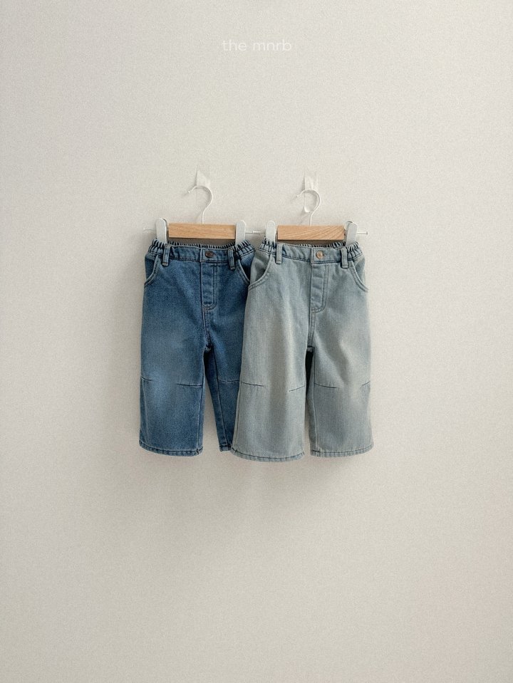 Mini Robe - Korean Baby Fashion - #babywear - Dart Straight Denim Pants