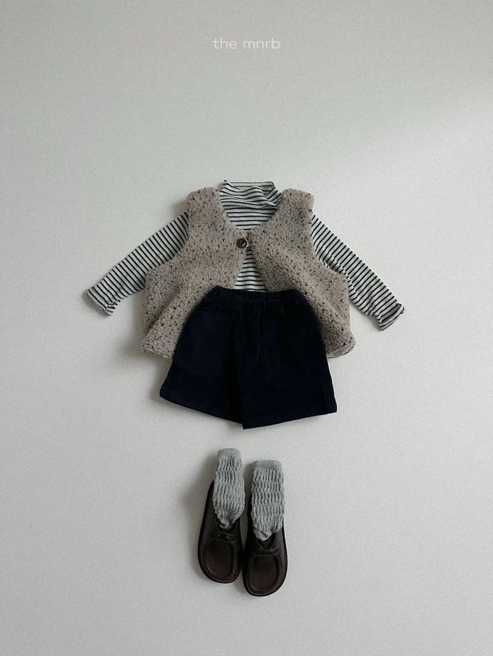 Mini Robe - Korean Baby Fashion - #onlinebabyboutique - Merino Mock Neck Tee - 9