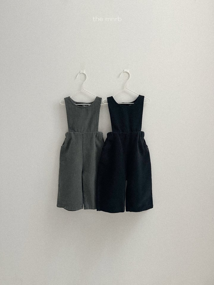 Mini Robe - Korean Baby Fashion - #onlinebabyboutique - Peach Washed Overalls