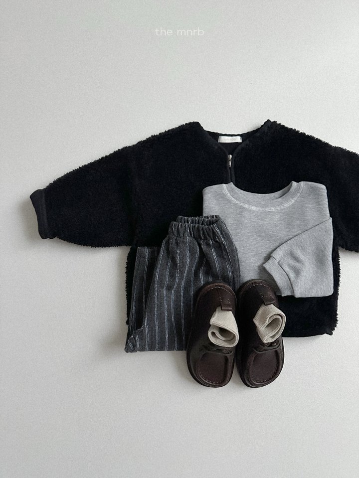 Mini Robe - Korean Baby Fashion - #onlinebabyshop - Bear Zip-Up - 11