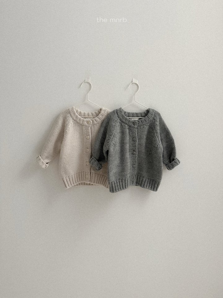Mini Robe - Korean Baby Fashion - #onlinebabyshop - Robe Balloon Cardigan - 3