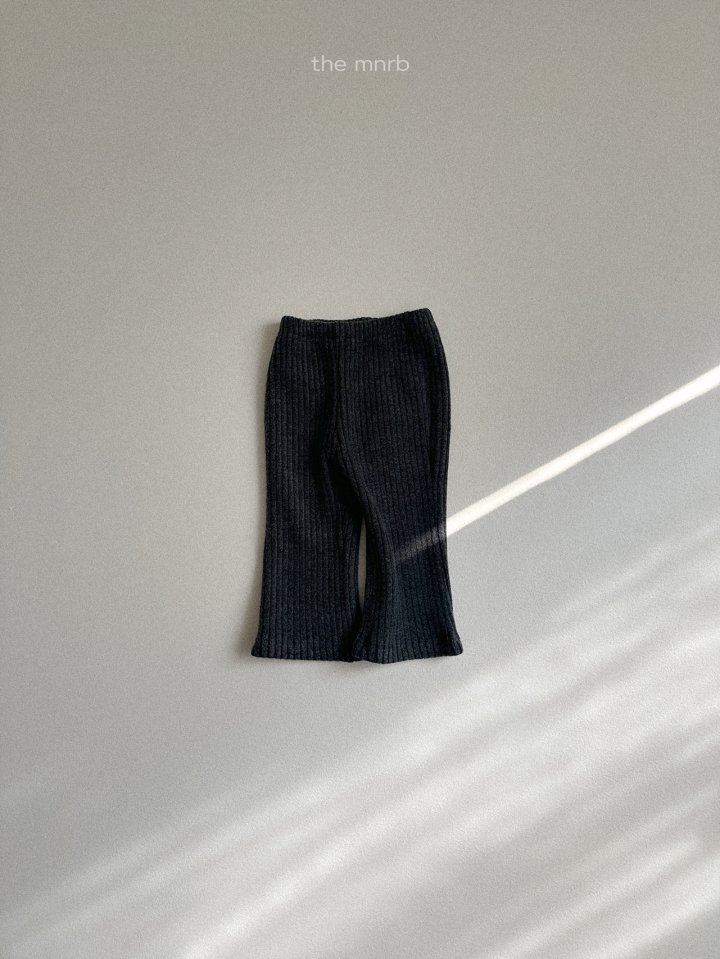 Mini Robe - Korean Baby Fashion - #smilingbaby - Allo Ribbed Bootcut Pants - 7