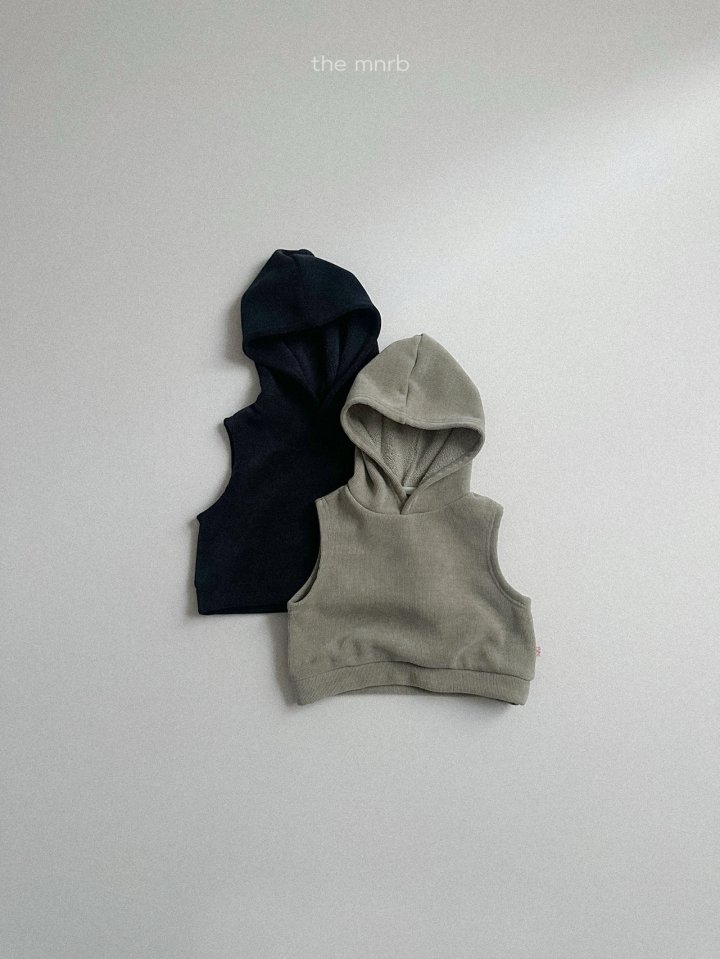 Mini Robe - Korean Baby Fashion - #onlinebabyshop - Snow Hooded Vest - 4