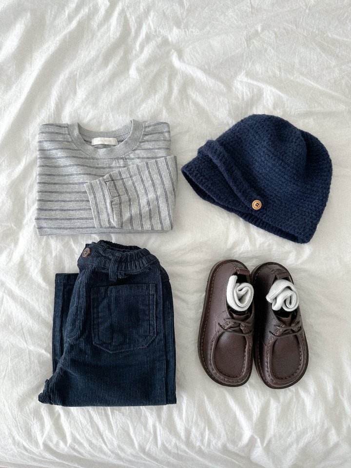 Mini Robe - Korean Baby Fashion - #smilingbaby - James Stripe Tee - 10