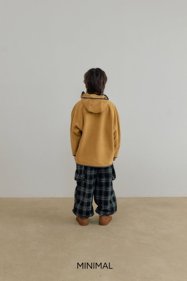 Minimal - Korean Children Fashion - #Kfashion4kids - Winter Check Hip Pants - 5