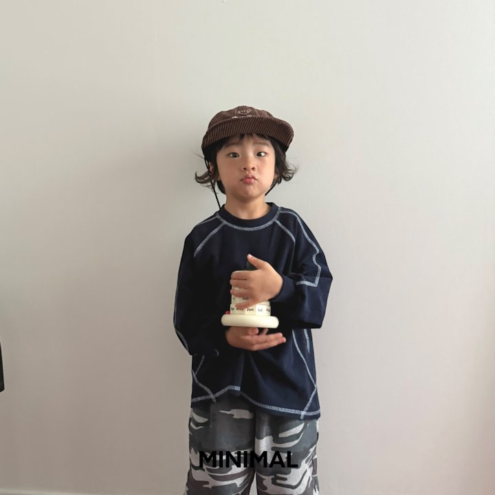 Minimal - Korean Children Fashion - #childofig - Velvet Stitch Tee - 12