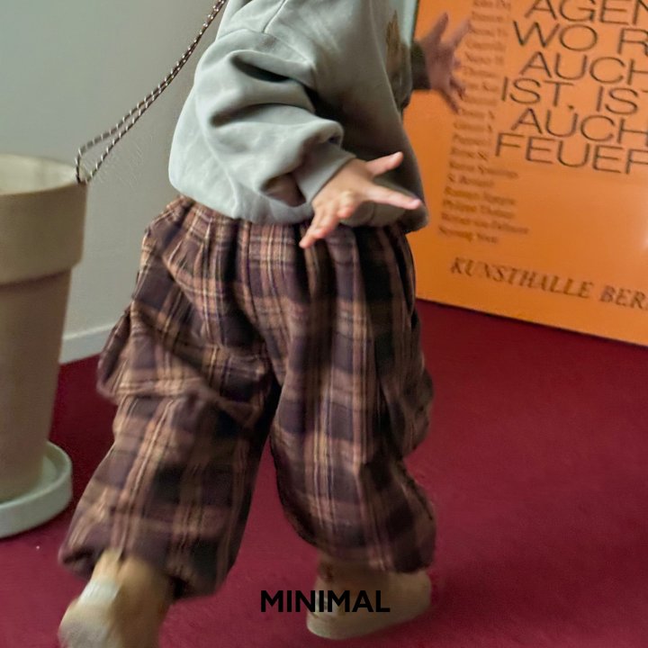 Minimal - Korean Children Fashion - #childofig - Winter Check Hip Pants - 10