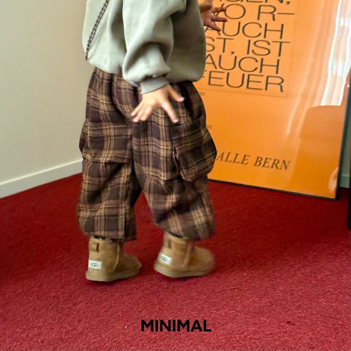 Minimal - Korean Children Fashion - #childofig - Winter Check Hip Pants - 11