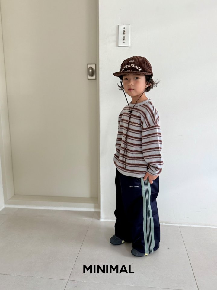 Minimal - Korean Children Fashion - #prettylittlegirls - Celine Line Track Pants - 4