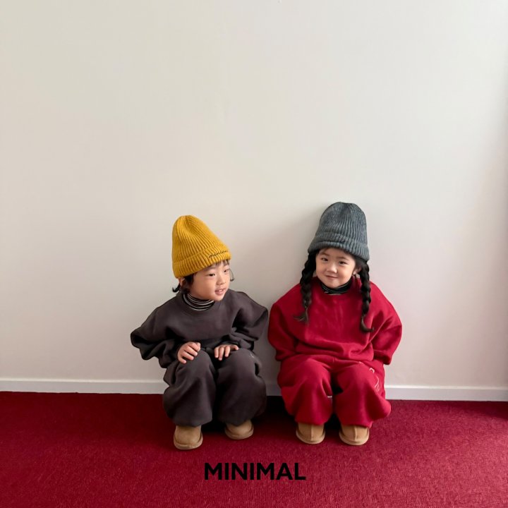 Minimal - Korean Children Fashion - #childofig - MN Embroidery Jogger Pants - 4