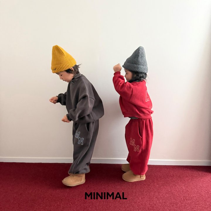 Minimal - Korean Children Fashion - #childrensboutique - MN Embroidery Jogger Pants - 5