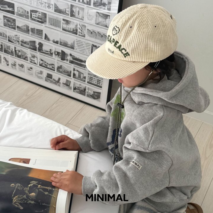 Minimal - Korean Children Fashion - #designkidswear - Corduroy Love Peace Cap - 5