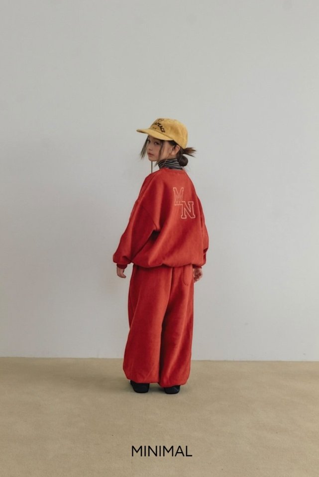 Minimal - Korean Children Fashion - #designkidswear - MN Embroidered Sweatshirt - 12