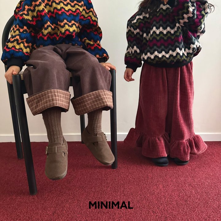 Minimal - Korean Children Fashion - #discoveringself - Buckle Corduroy Pants - 9