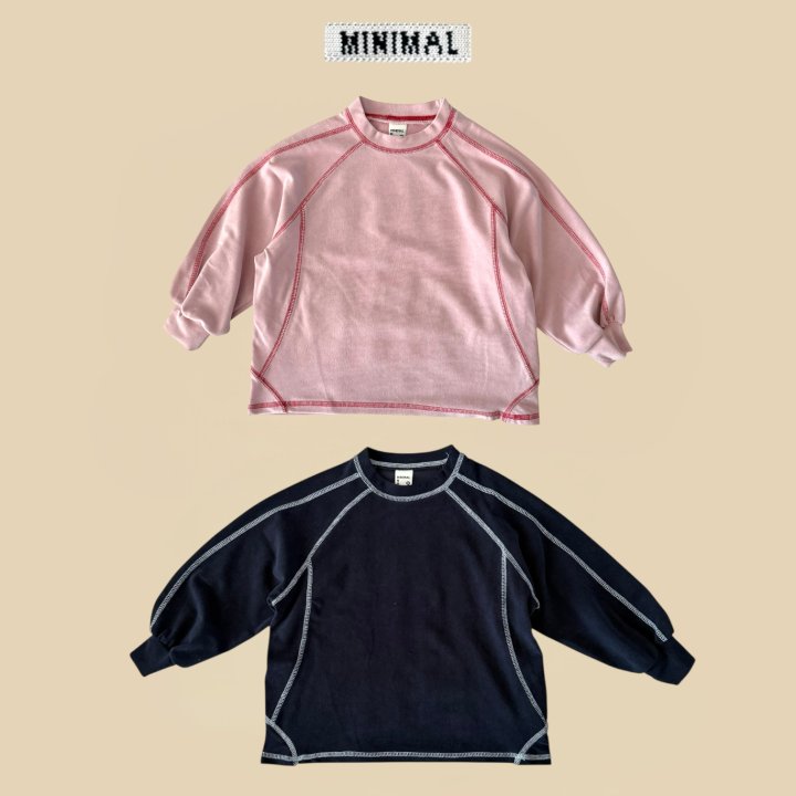 Minimal - Korean Children Fashion - #discoveringself - Velvet Stitch Tee