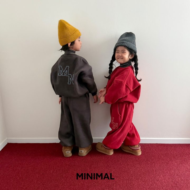 Minimal - Korean Children Fashion - #fashionkids - MN Embroidery Jogger Pants - 8
