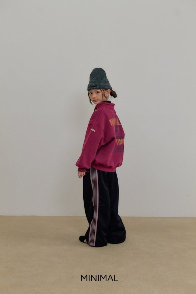 Minimal - Korean Children Fashion - #fashionkids - About Half Zip-Up Sweatshirt - 3