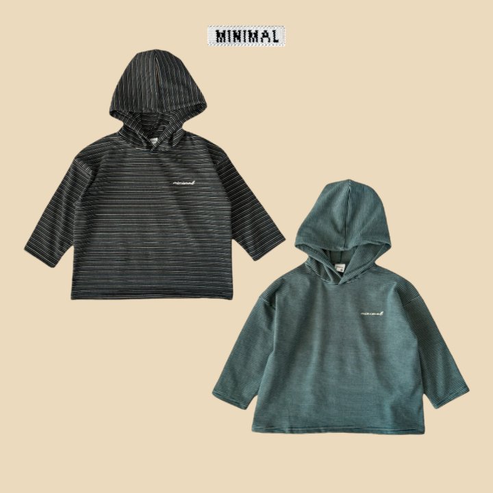 Minimal - Korean Children Fashion - #fashionkids - Stripe Box Hoodie
